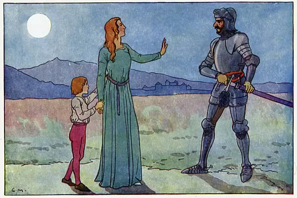 Margaret of Anjou asks a robber for mercy