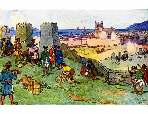 Siege of Derry by Jacobite forces