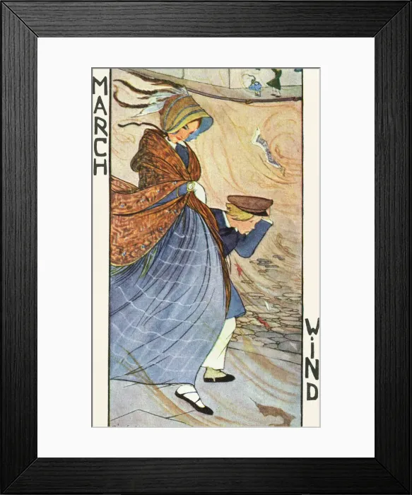 Framed Print : Months of the year. March Framed Print : Months of the year. March