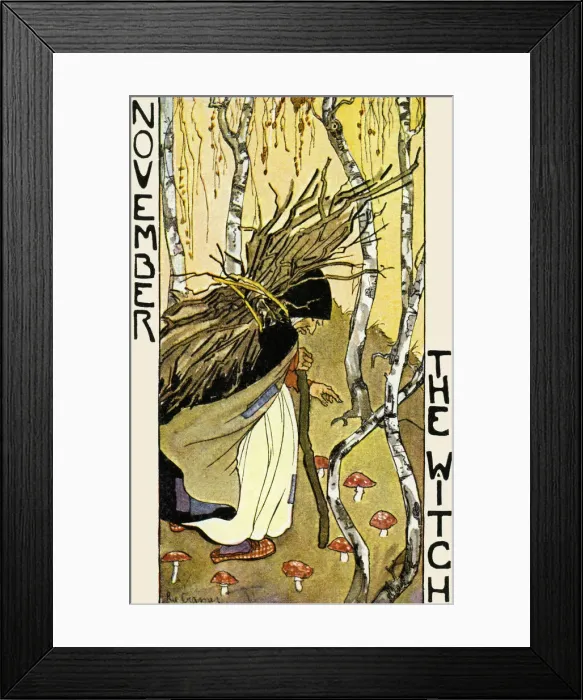Framed Print : Months of the year. November Framed Print : Months of the year. November