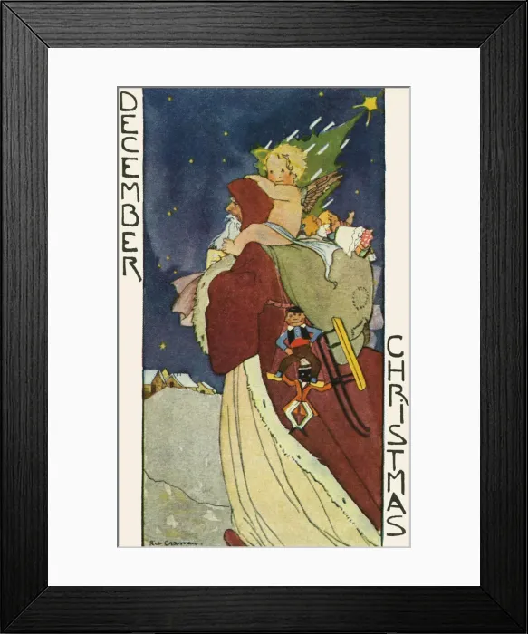 Framed Print : Months of the year. December Framed Print : Months of the year. December