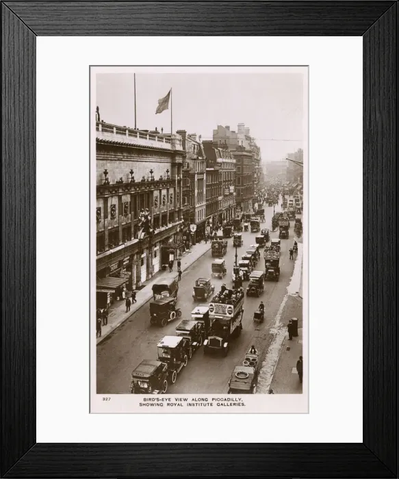 Framed Print : View along Piccadilly, London Framed Print : View along Piccadilly, London
