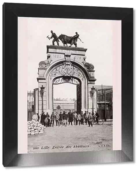 The Grand Gates to the Abattoir at Lille, France