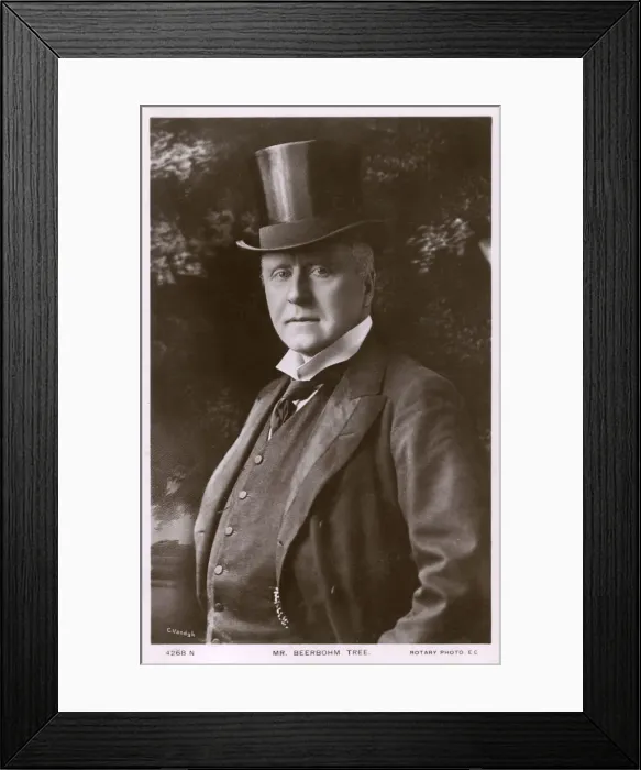 Framed Print : Sir Herbert Beerbohm Tree Framed Print : Sir Herbert Beerbohm Tree