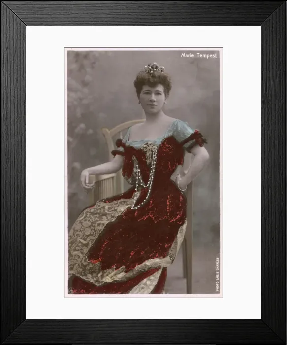 Framed Print : Marie Tempest - famous British light soprano Framed Print : Marie Tempest - famous British light soprano
