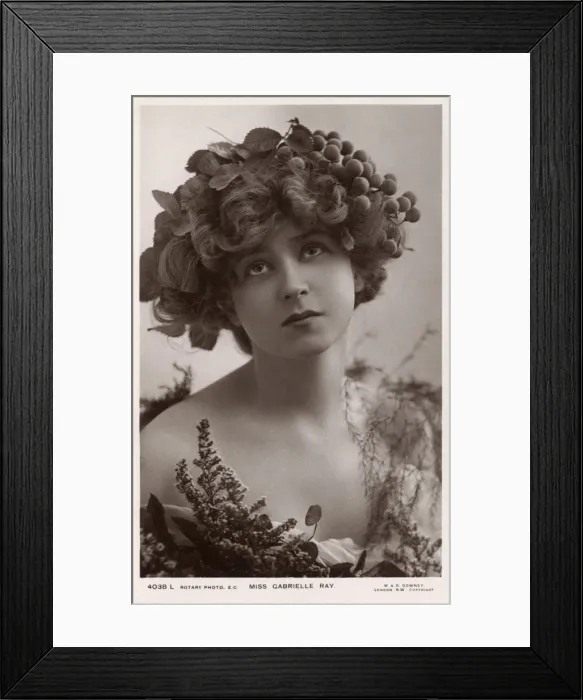 Framed Print : Miss Gabrielle Ray Framed Print : Miss Gabrielle Ray