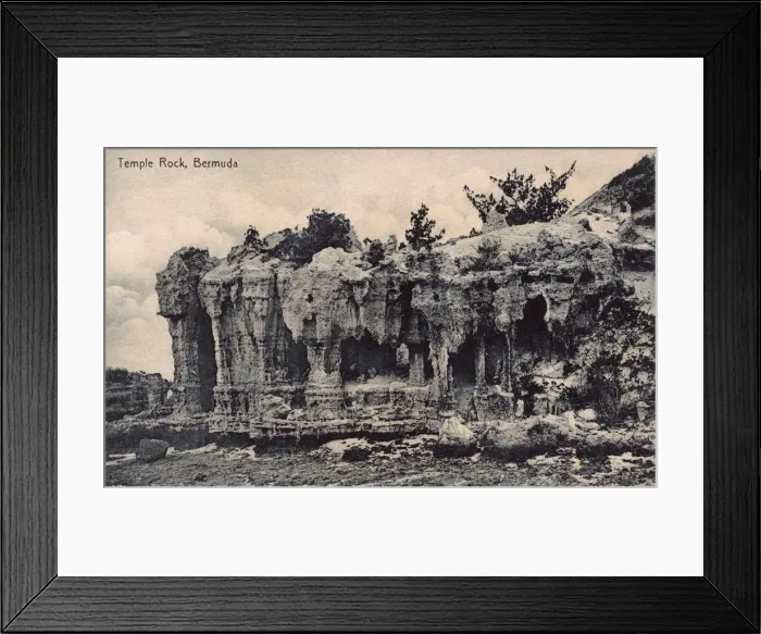 Framed Print : Temple Rock, Bermuda Framed Print : Temple Rock, Bermuda