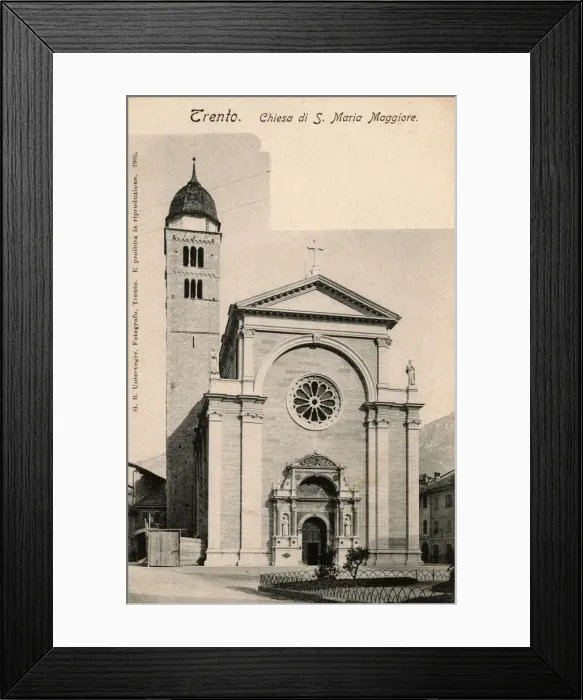 Framed Print : Trento, Italy - S. Maria Maggiore Church Framed Print : Trento, Italy - S. Maria Maggiore Church