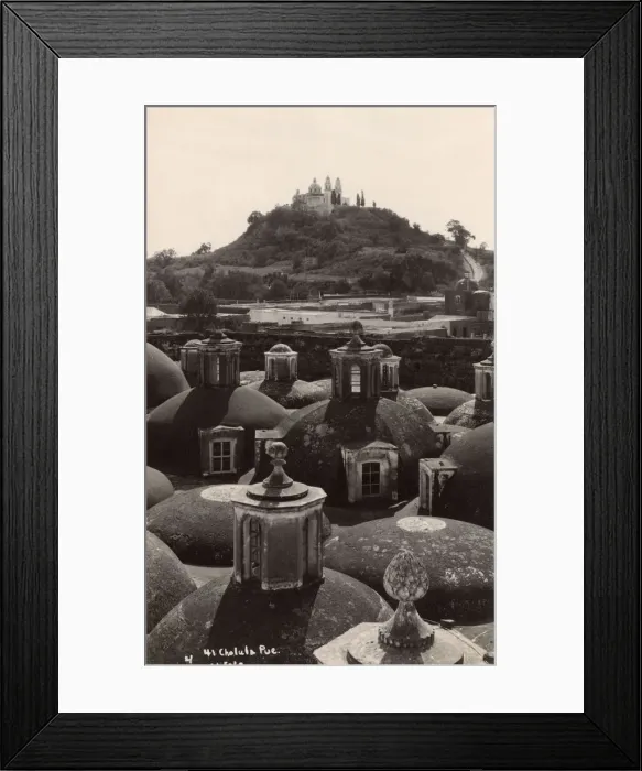 Framed Print : Cholula, Puebla, Mexico Framed Print : Cholula, Puebla, Mexico