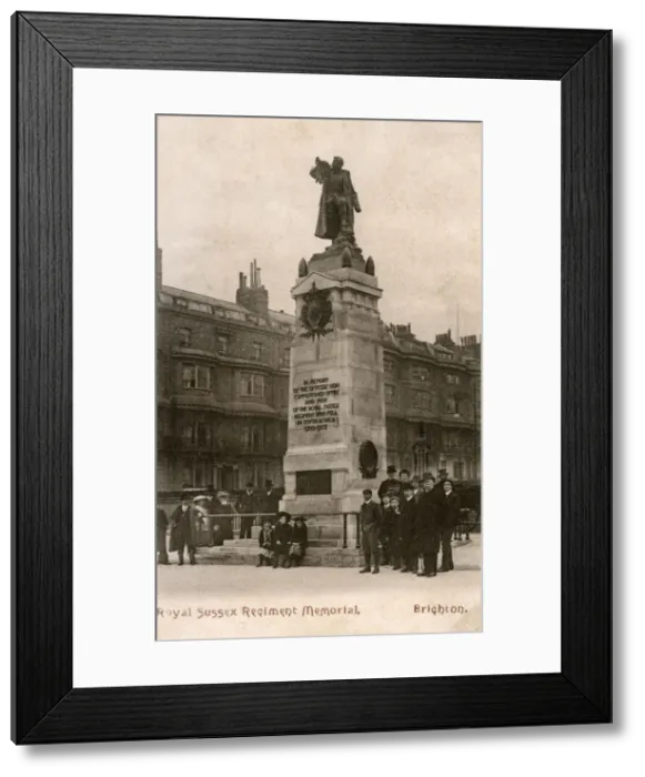 Framed Print : Royal Sussex Regiment Memorial - Brighton, East Sussex Framed Print : Royal Sussex Regiment Memorial - Brighton, East Sussex