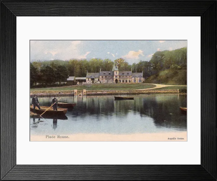 Framed Print : Place House, St. Anthony in Roseland, Cornwall, England Framed Print : Place House, St. Anthony in Roseland, Cornwall, England