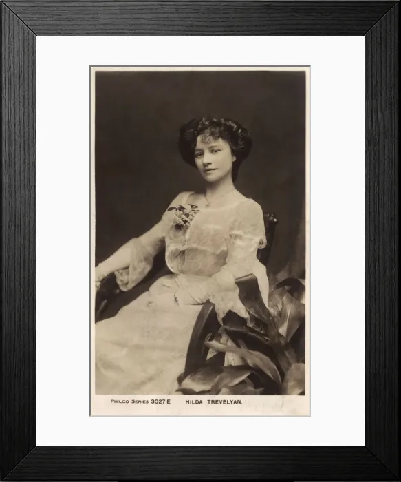 Framed Print : Hilda Trevelyan - English Actress Framed Print : Hilda Trevelyan - English Actress