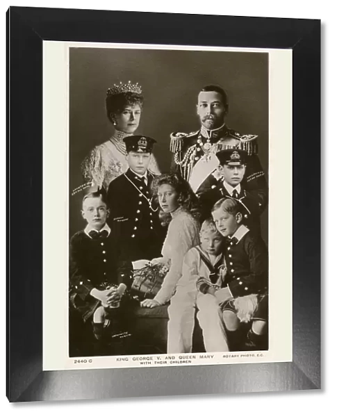 King George V, Queen Mary and their Children