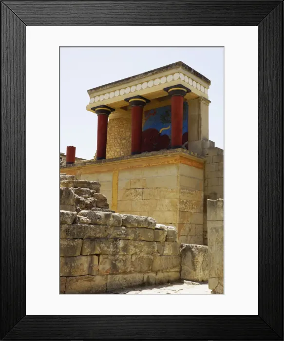 Framed Print : Knossos, Crete, Greece - Minoan Palace Framed Print : Knossos, Crete, Greece - Minoan Palace