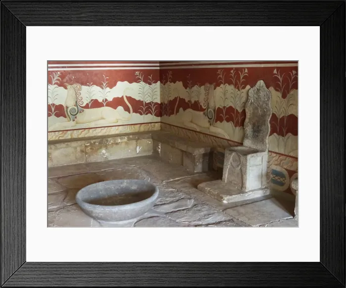 Framed Print : Knossos, Crete, Greece - Minoan Palace Framed Print : Knossos, Crete, Greece - Minoan Palace