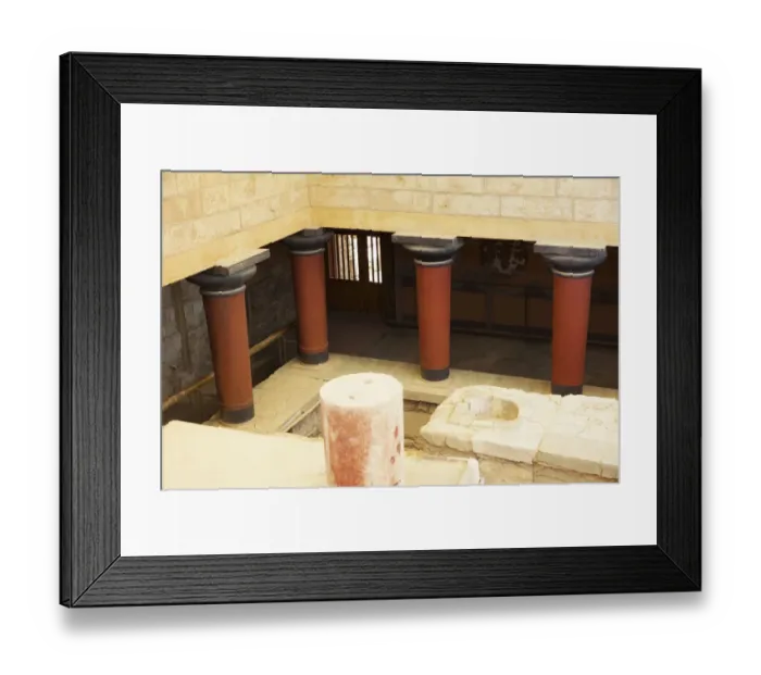 Framed Print : Knossos, Crete, Greece - Minoan Palace Framed Print : Knossos, Crete, Greece - Minoan Palace