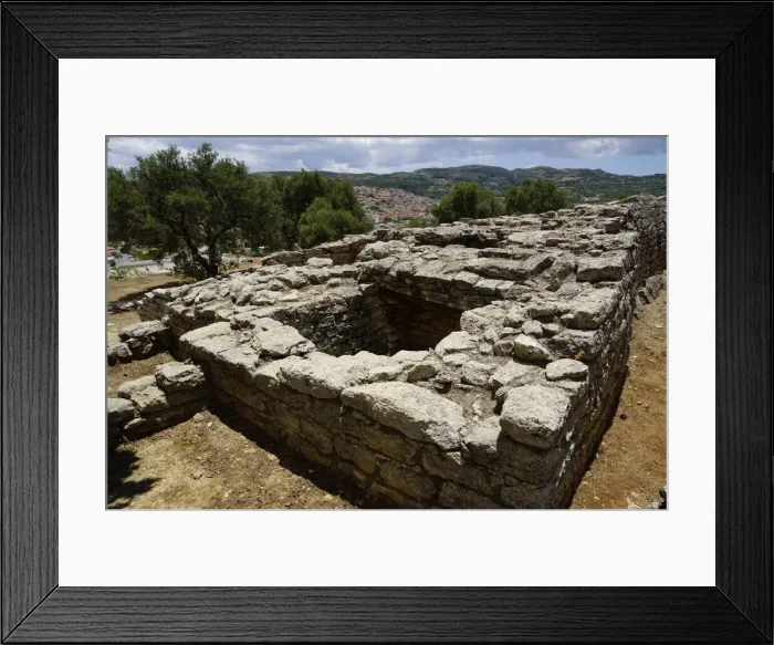Framed Print : Knossos, Crete, Greece - Minoan Necropolis Framed Print : Knossos, Crete, Greece - Minoan Necropolis