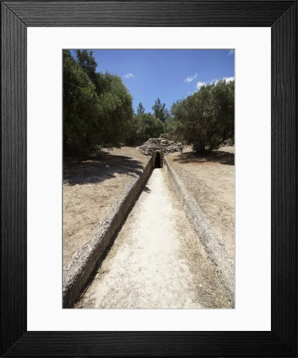 Framed Print : Knossos, Crete, Greece - Minoan Necropolis Framed Print : Knossos, Crete, Greece - Minoan Necropolis