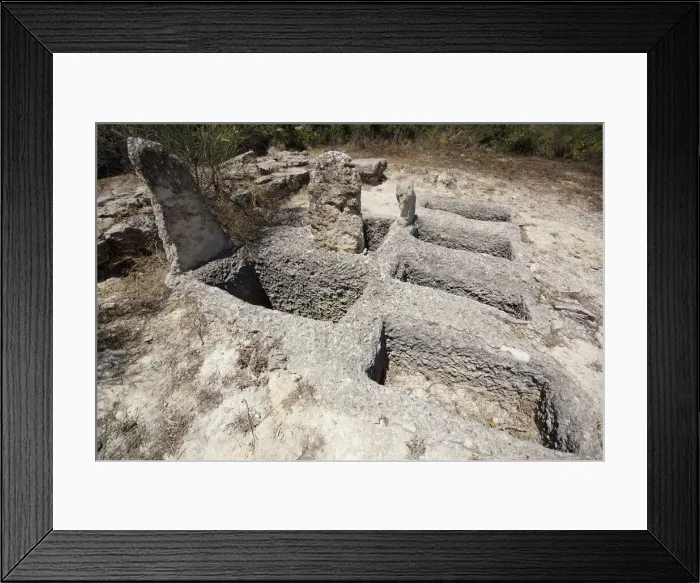 Framed Print : Knossos, Crete, Greece - Minoan Necropolis Framed Print : Knossos, Crete, Greece - Minoan Necropolis