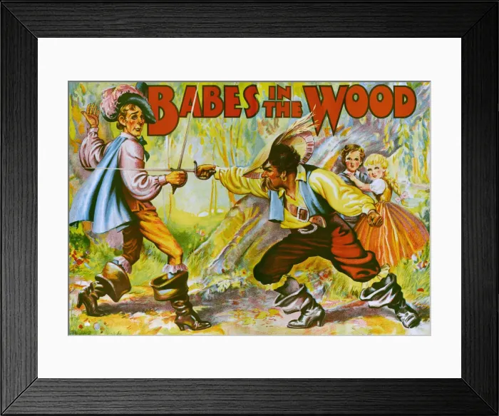 Framed Print : Poster for Babes in the Wood Framed Print : Poster for Babes in the Wood