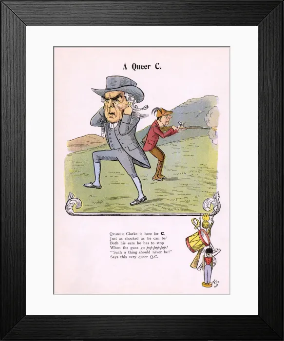 Framed Print : Sir Edward George Clarke and Joseph Chamberlain Framed Print : Sir Edward George Clarke and Joseph Chamberlain