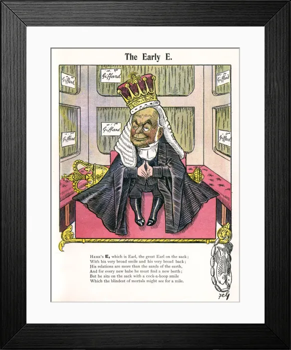 Framed Print : The Earl of Halsbury - Lord Chancellor Framed Print : The Earl of Halsbury - Lord Chancellor