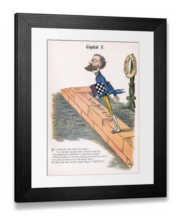 Framed Print : Sir Michael Hicks-Beach, 1st Earl of St Aldwyn Framed Print : Sir Michael Hicks-Beach, 1st Earl of St Aldwyn