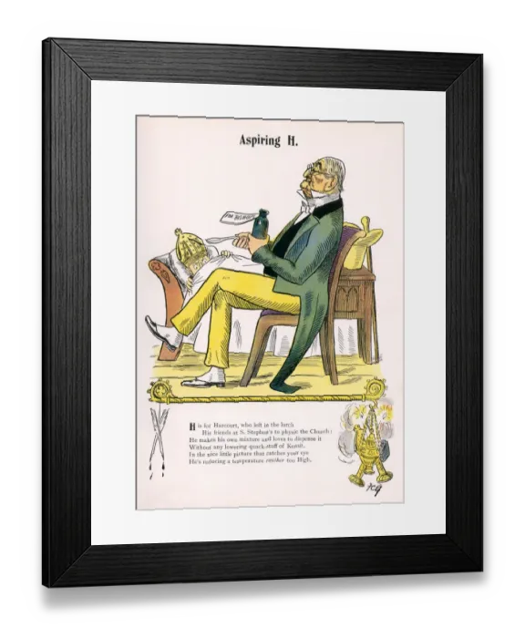Framed Print : Sir William Vernon Harcourt, Chancellor of the Exchequer Framed Print : Sir William Vernon Harcourt, Chancellor of the Exchequer
