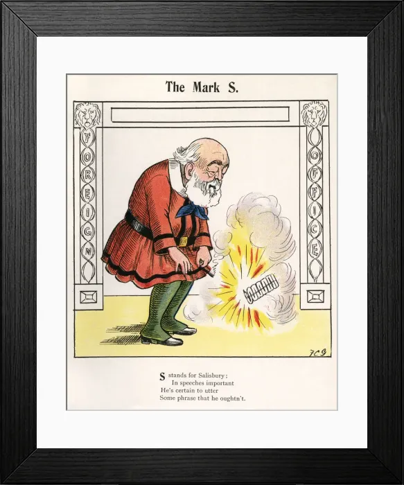 Framed Print : 3rd Marquess of Salisbury - British Prime Minister Framed Print : 3rd Marquess of Salisbury - British Prime Minister