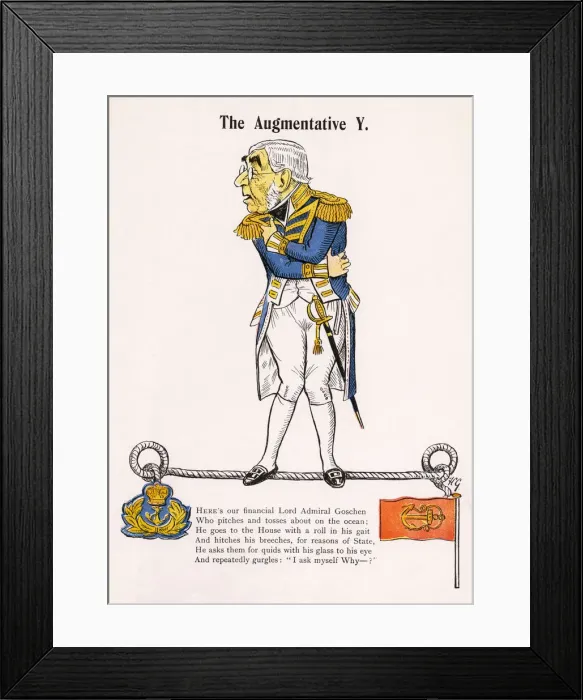 Framed Print : George Joachim Goschen, 1st Viscount Goschen - Chancellor Framed Print : George Joachim Goschen, 1st Viscount Goschen - Chancellor