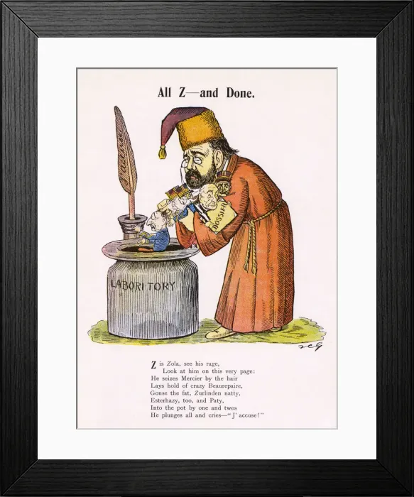 Framed Print : Emile Zola - French Author Framed Print : Emile Zola - French Author