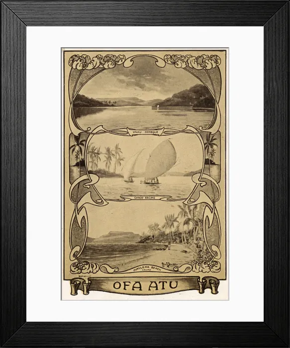 Framed Print : Tonga, Pacific Ocean Framed Print : Tonga, Pacific Ocean