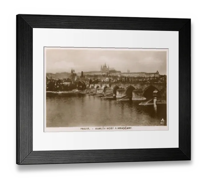 Framed Print : Prague, Czech Republic - The Charles Bridge Framed Print : Prague, Czech Republic - The Charles Bridge