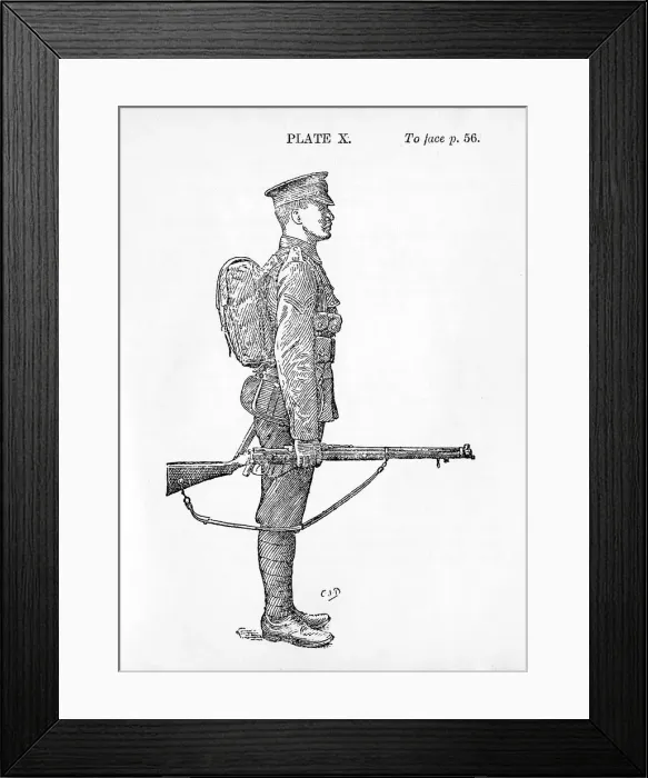 Framed Print : WW1 Training Manual Framed Print : WW1 Training Manual