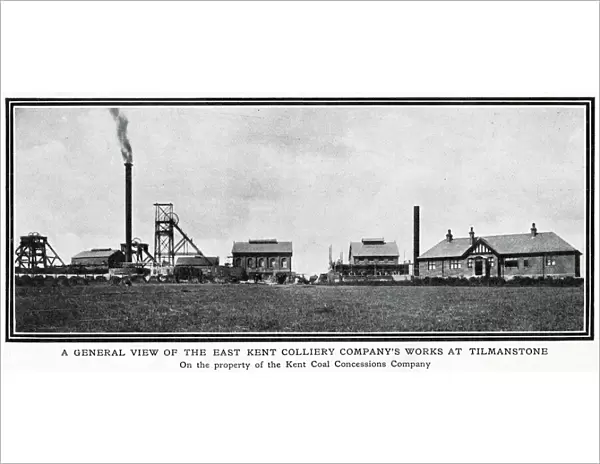 General view of the East Kent colliery Companys Works at Tilmanstone