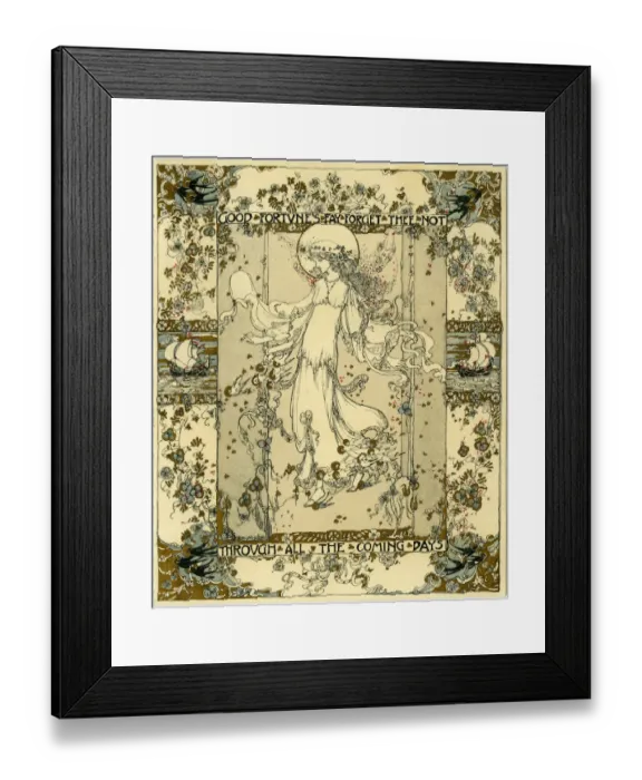 Framed Print : Good fortune forget thee not Framed Print : Good fortune forget thee not