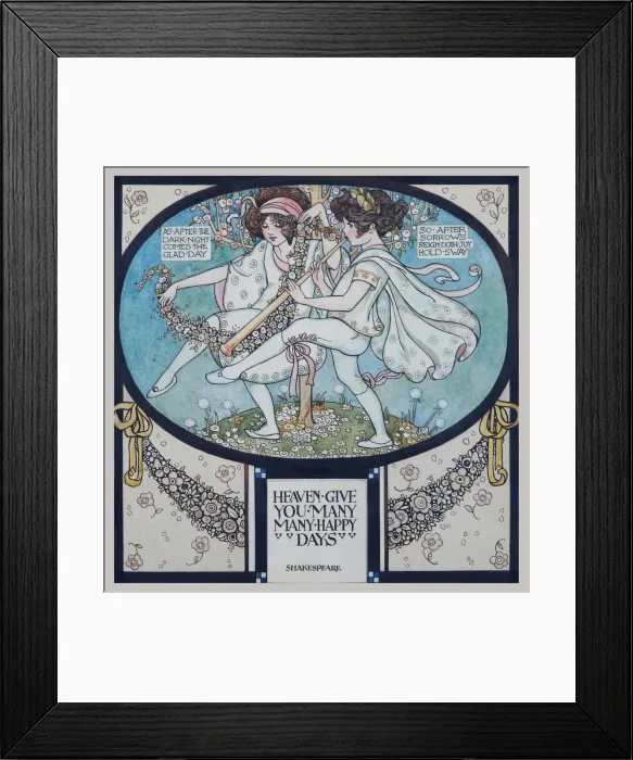 Framed Print : Heaven give you many happy days Framed Print : Heaven give you many happy days