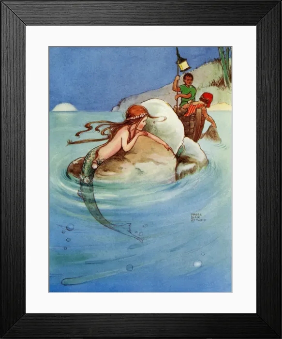 Framed Print : The Little Mermaid Framed Print : The Little Mermaid