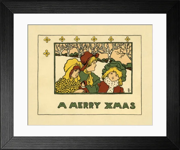 Framed Print : Christmas greeting