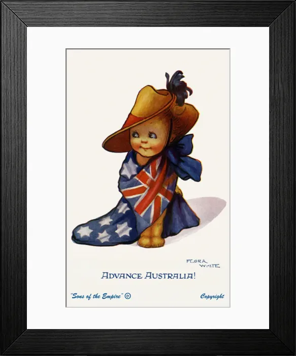 Framed Print : Advance Australia Framed Print : Advance Australia