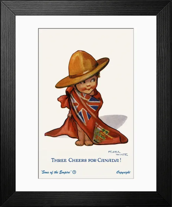 Framed Print : Three Cheers for Canada Framed Print : Three Cheers for Canada