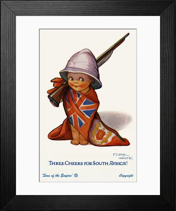 Framed Print : Three Cheers for South Africa Framed Print : Three Cheers for South Africa