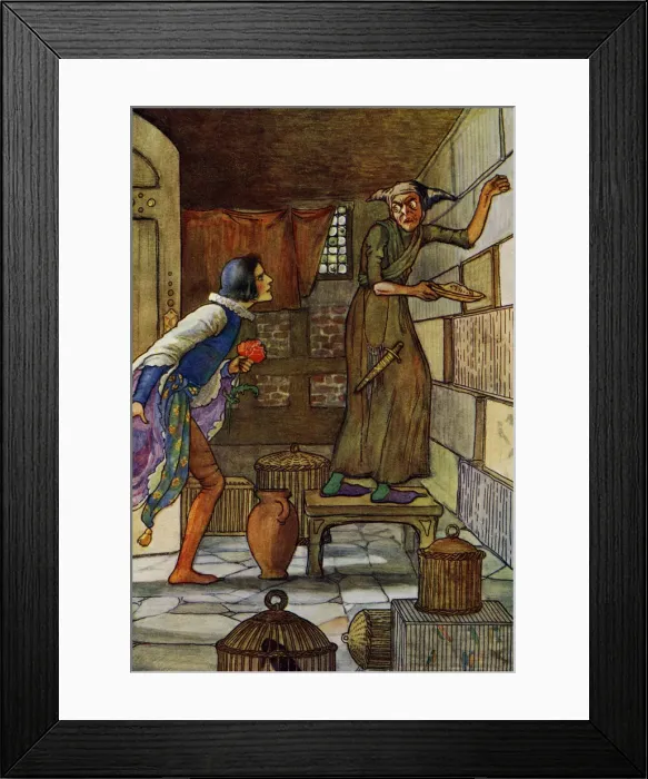 Framed Print : Jorinda and Yoringal Framed Print : Jorinda and Yoringal