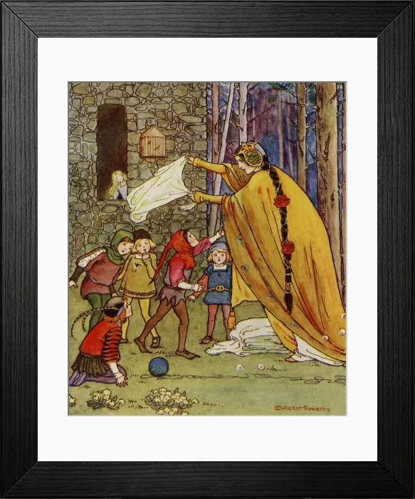 Framed Print : The Six Swans Framed Print : The Six Swans