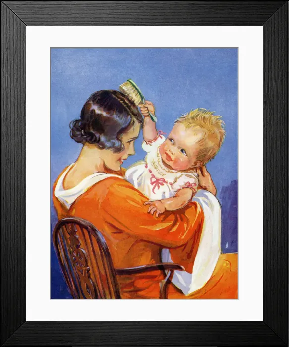 Framed Print : Mother and baby Framed Print : Mother and baby