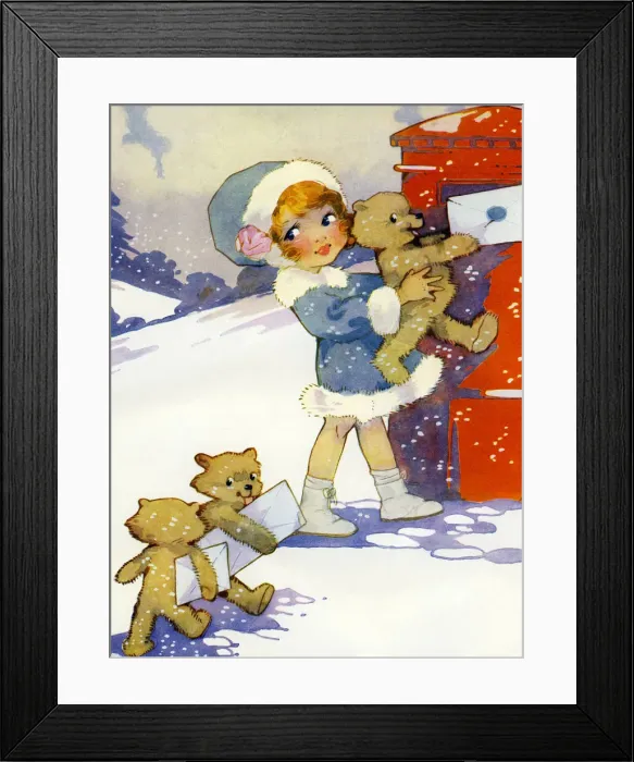Framed Print : Posting letters Framed Print : Posting letters