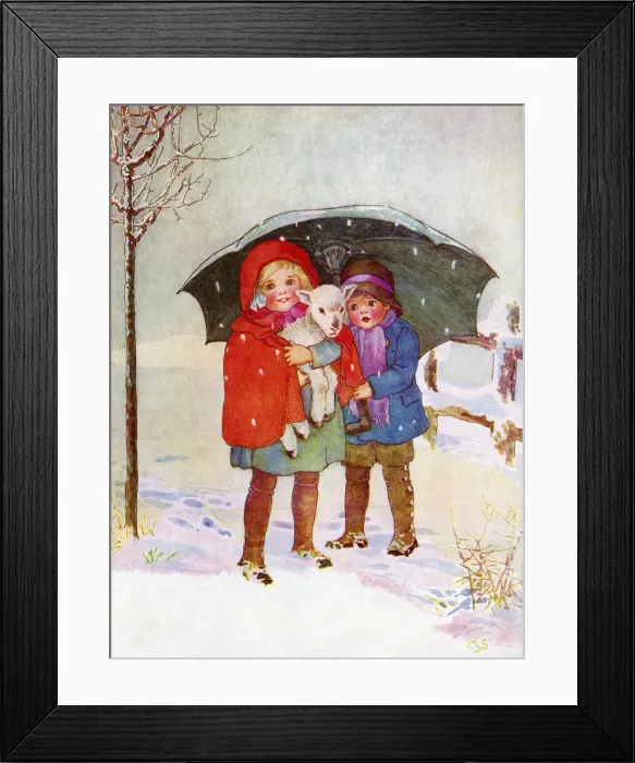 Framed Print : Frozen lamb Framed Print : Frozen lamb