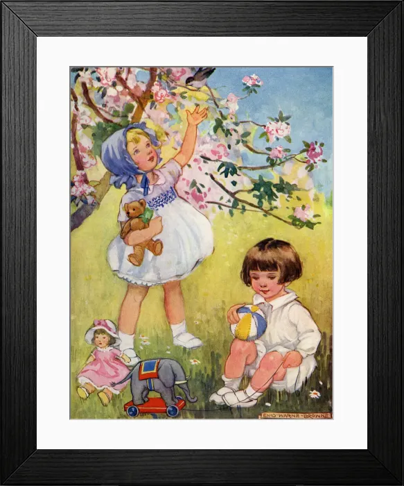 Framed Print : Children at play Framed Print : Children at play