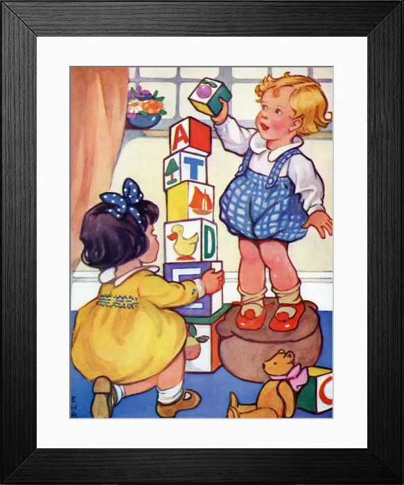 Framed Print : Building bricks Framed Print : Building bricks