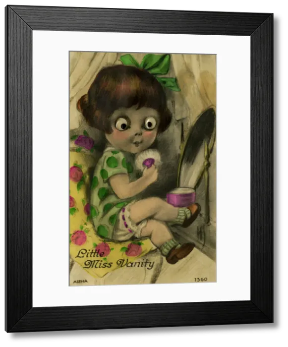 Framed Print : Little Miss Vanity Framed Print : Little Miss Vanity